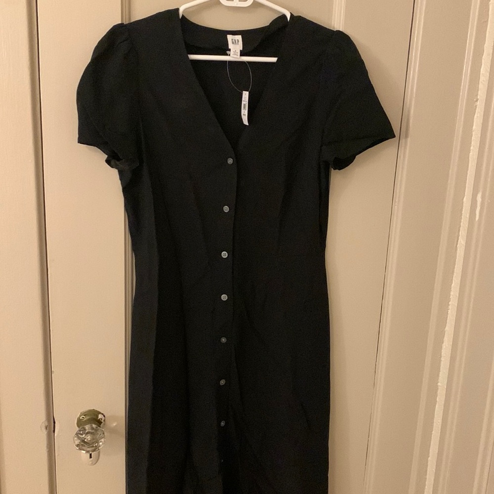 NWT Gap Button Midi Dress